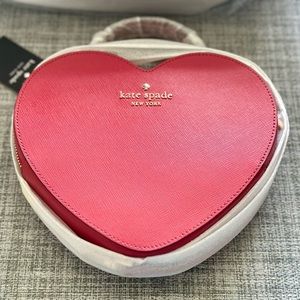 NWT Kate Spade New York Love Shack Heart Crossbody in Candied Cherry